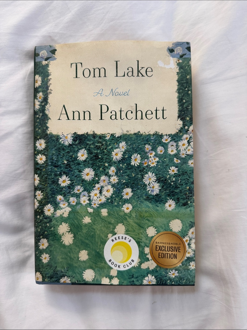 Tom Lake by Ann Patchett — Green Floral Hardcover Edition